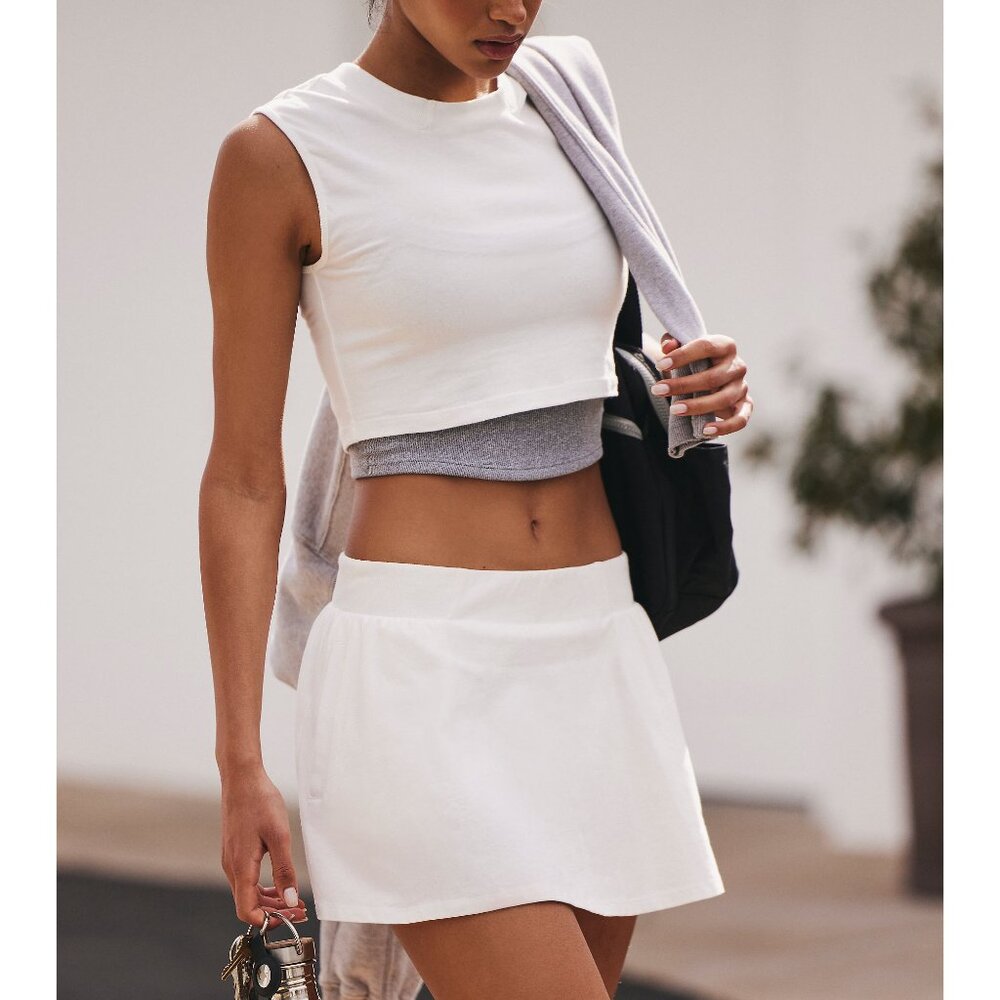 🆕 FP MOVEMENT Hot Shot Skort Set / White